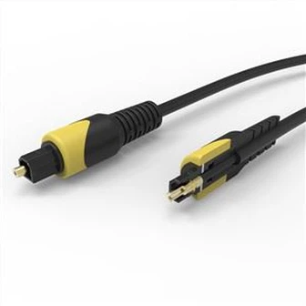 SPDIF Digital Toslink optisk fiberlydkabel